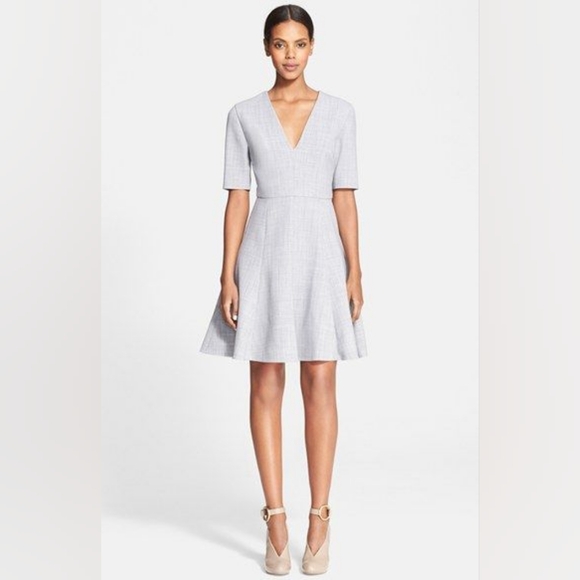 Stella McCartney Runway Grey Fit Flare Dress - Picture 1 of 5